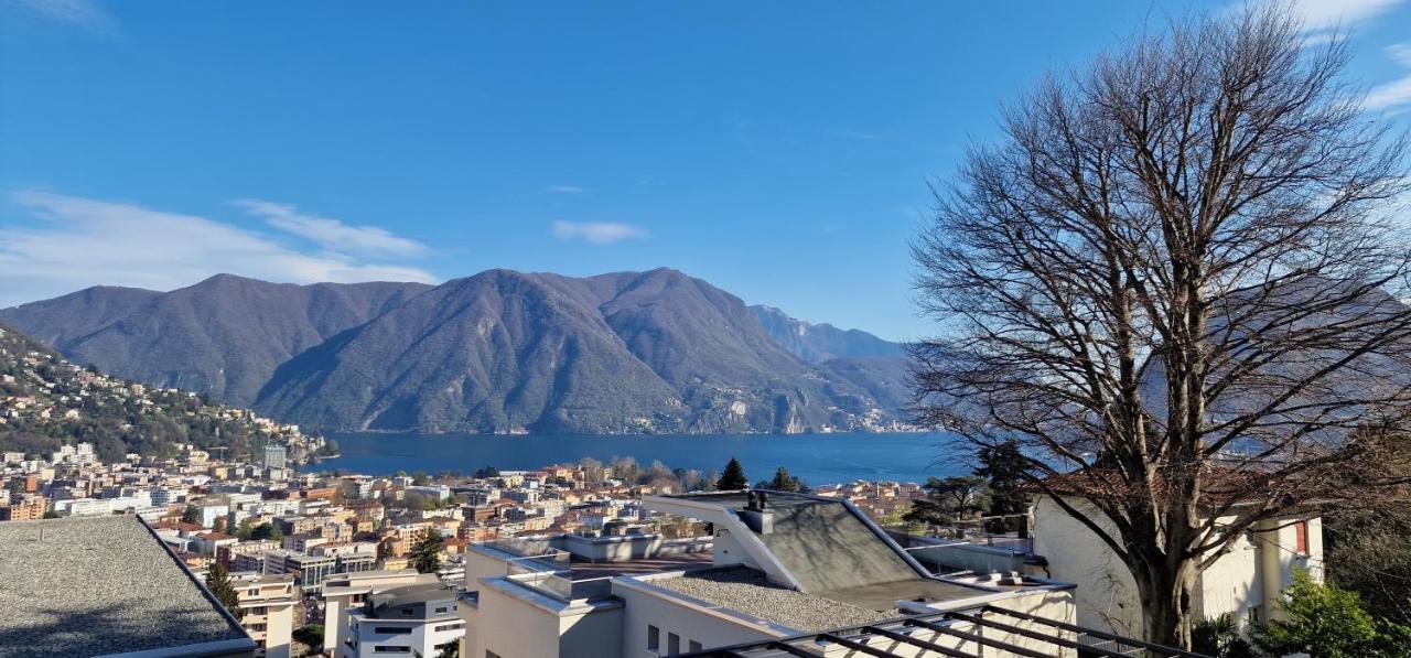 Lugano Lakeview Apartment Private Parking & Self Check-In Εξωτερικό φωτογραφία