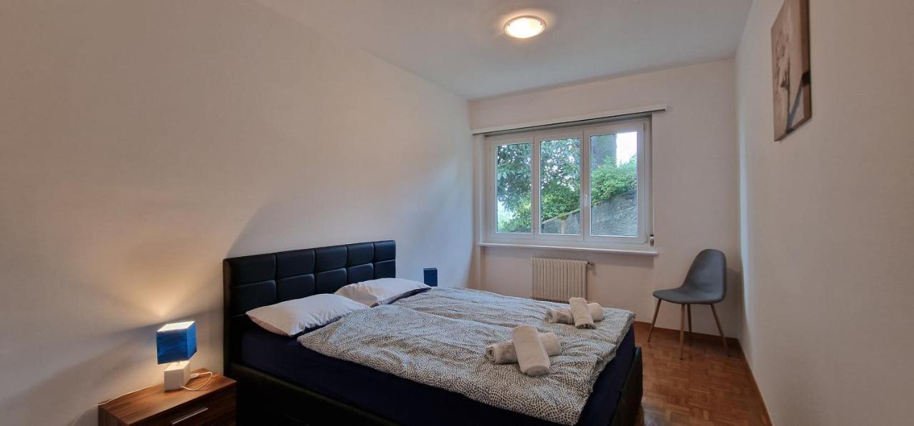 Lugano Lakeview Apartment Private Parking & Self Check-In Εξωτερικό φωτογραφία